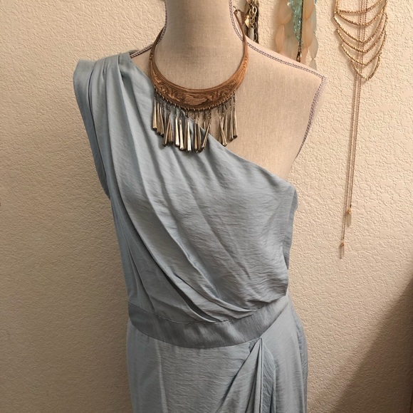 BCBGeneration Dresses & Skirts - Bcbg sky blue off shoulder dress